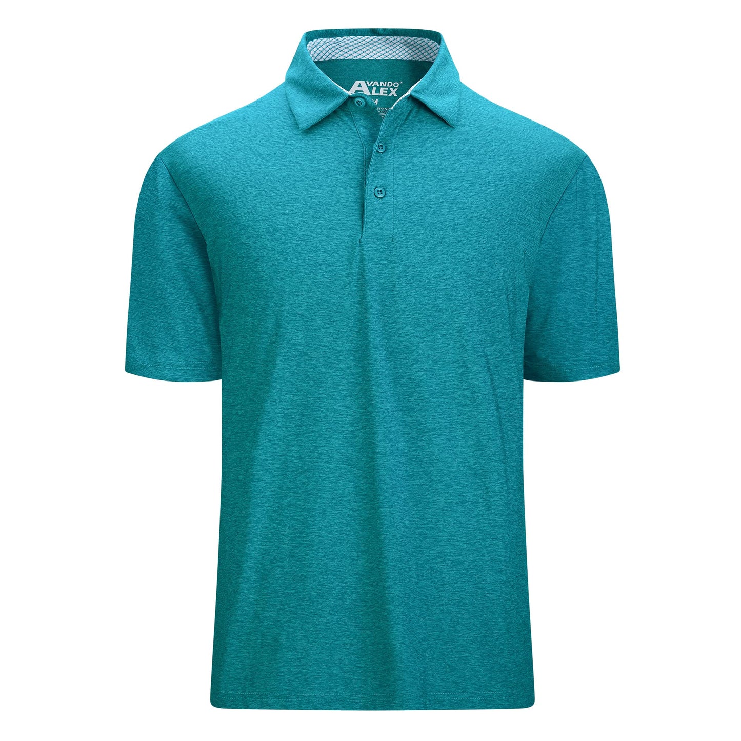 Alex Vando Mens Golf Shirt Moisture Wicking Quick-Dry Short Sleeve Casual Polo Shirts for Men