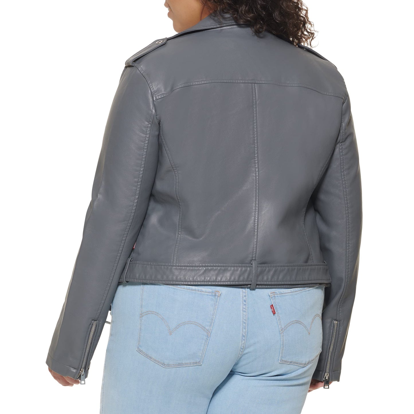 Levi's Women's Belted Faux Leather Moto Jacket (Regular & Plus Size)