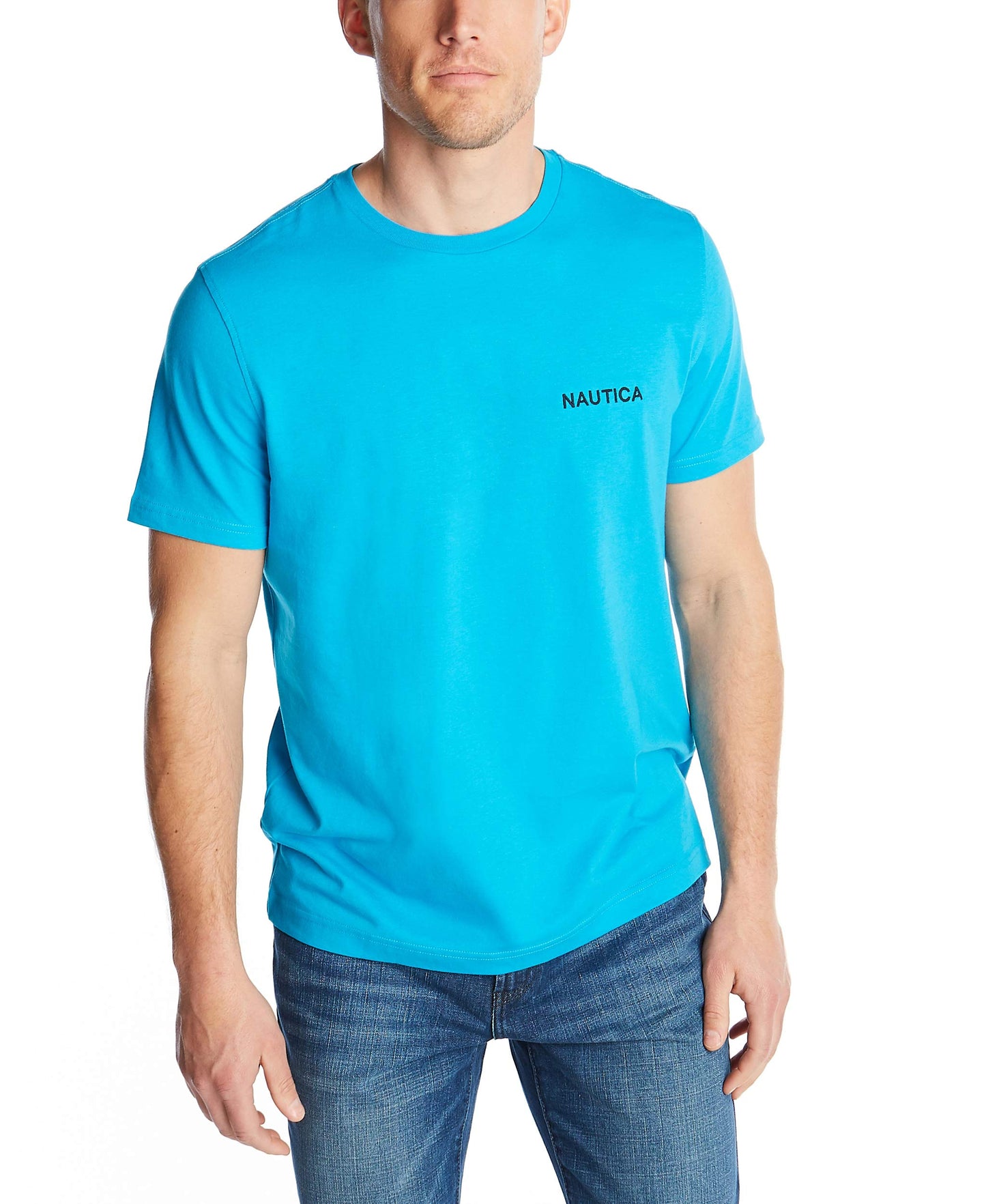 Nautica Men's Short Sleeve Solid Crew Neck T-Shirt