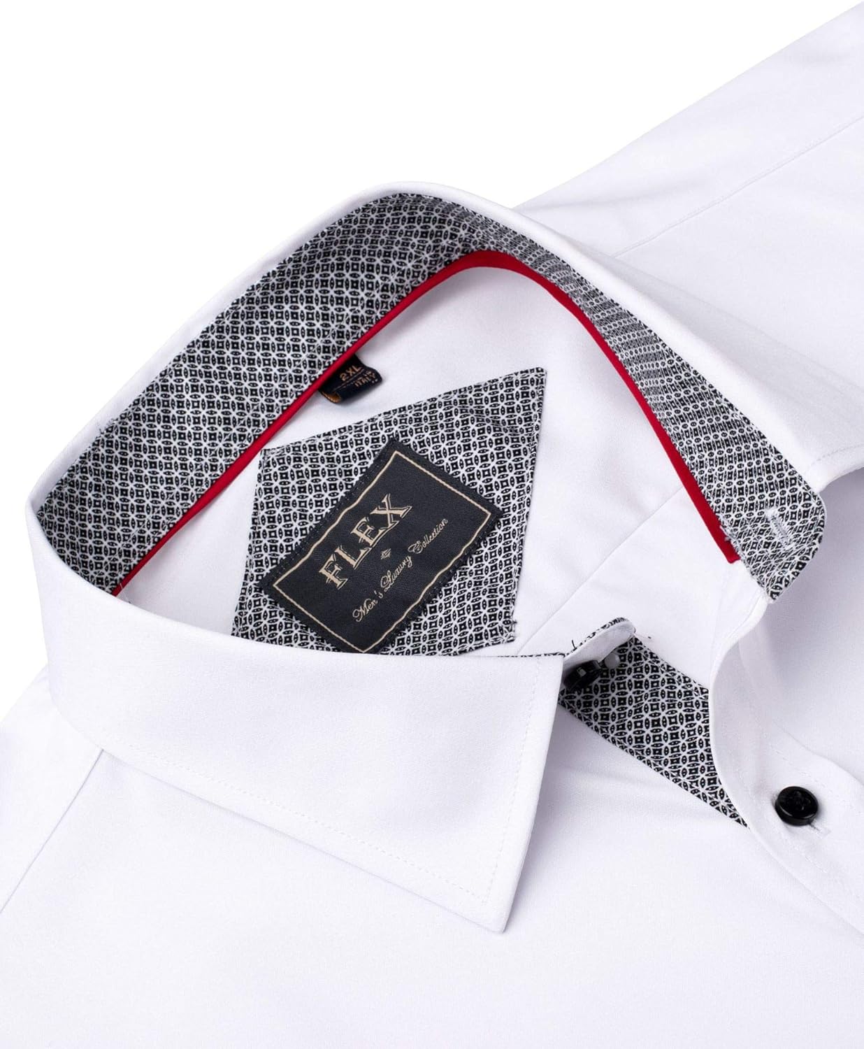 J.VER Men's Casual Long Sleeve Stretch Dress Shirt Wrinkle-Free Regular Fit Button Down Shirts