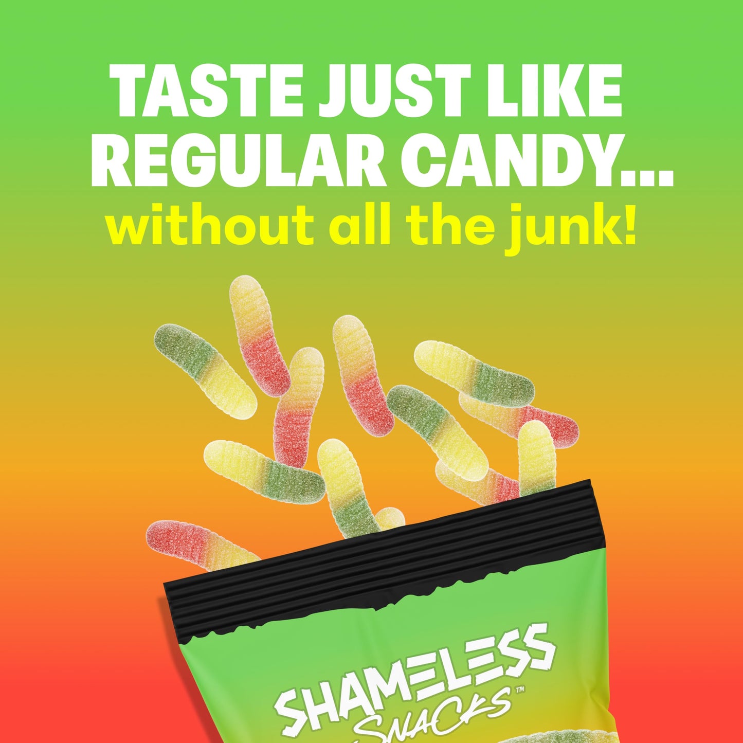 Shameless Snacks - Healthy Low Calorie Snacks, Low Carb Keto Gummies (Gluten Free Candy) - 6 Pack Super Variety Pack