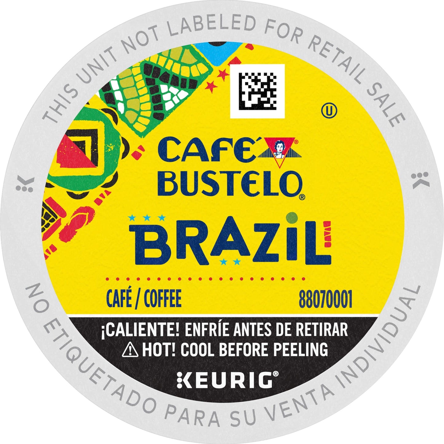 Café Bustelo Espresso Style Dark Roast Coffee, 72 Keurig K-Cup Pods