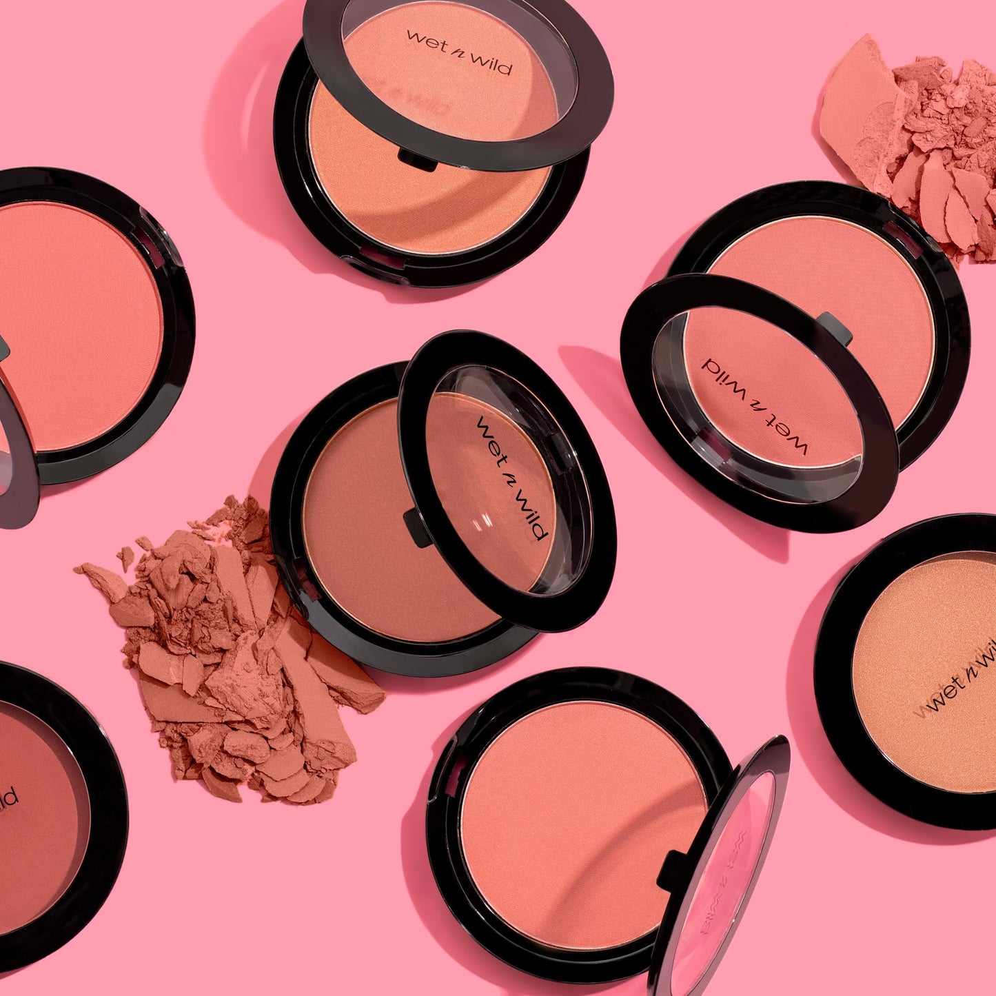 wet n wild Color Icon Blush, Effortless Glow & Seamless Blend infused with Luxuriously Smooth Jojoba Oil, Sheer Finish with a Matte Natural Glow, Cruelty-Free & Vegan - Pinch Me Pink