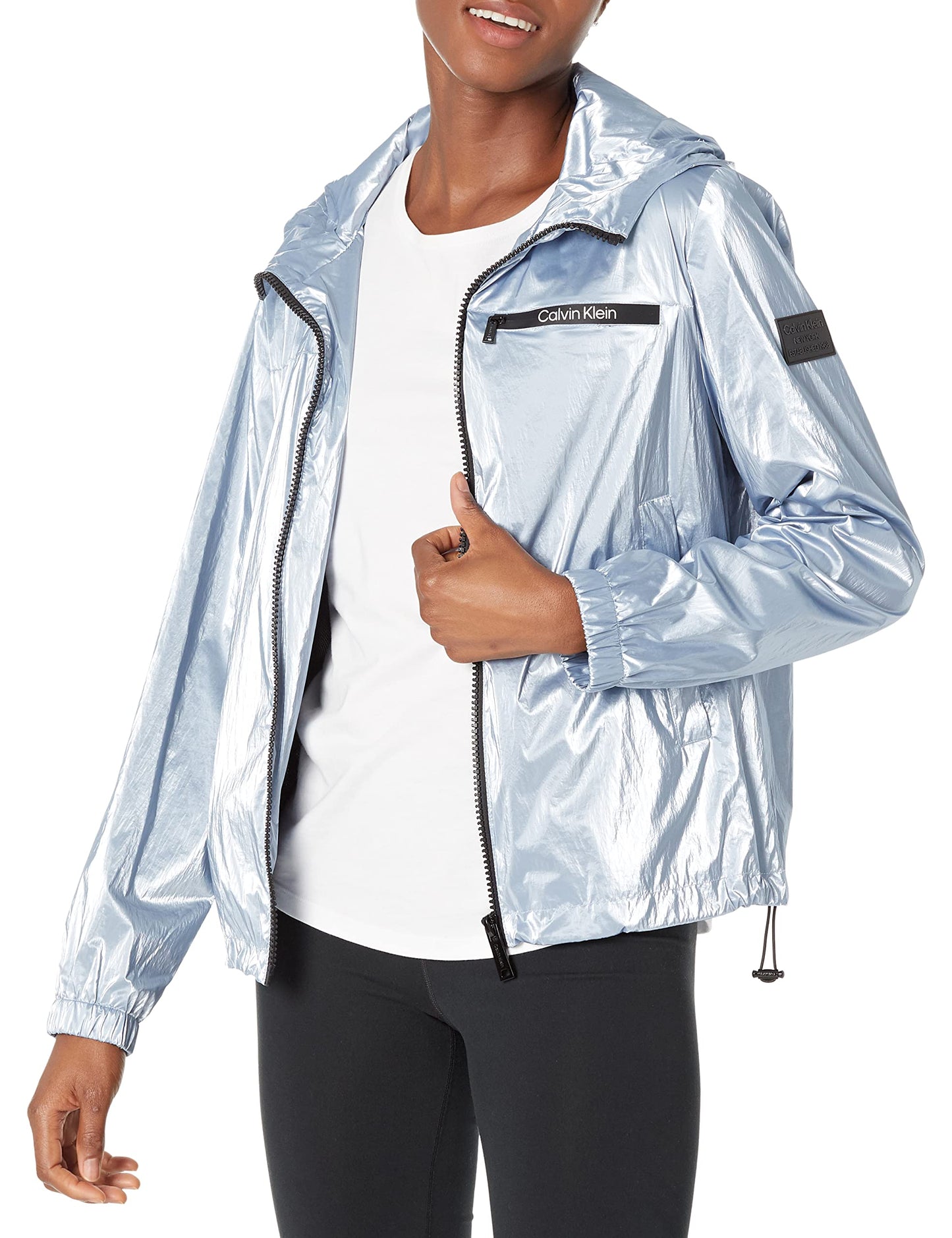 Calvin Klein Women's Lightweight Water Resistant Everyday Windbreaker