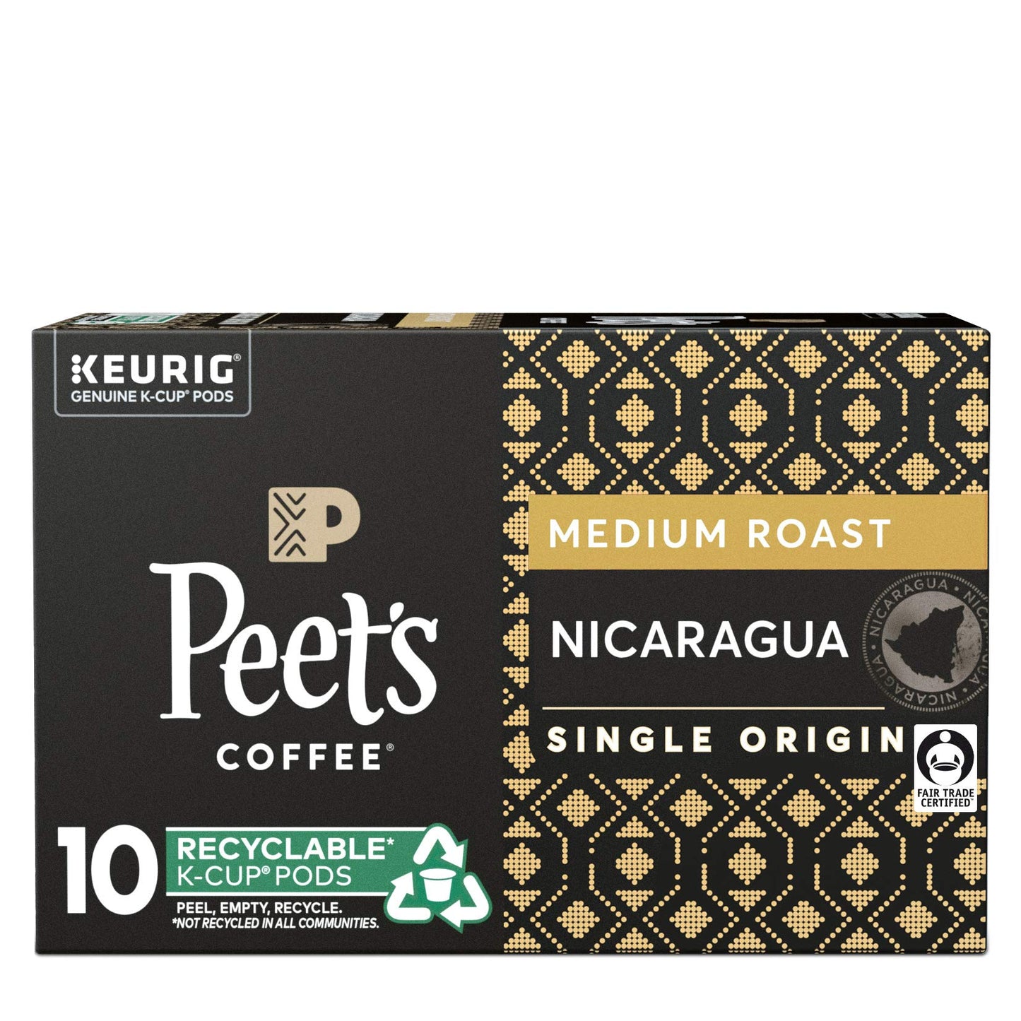 Peet's Coffee, Dark Roast K-Cup Pods for Keurig Brewers - Major Dickason's Blend 75 Count (1 Box of 75 K-Cup Pods)