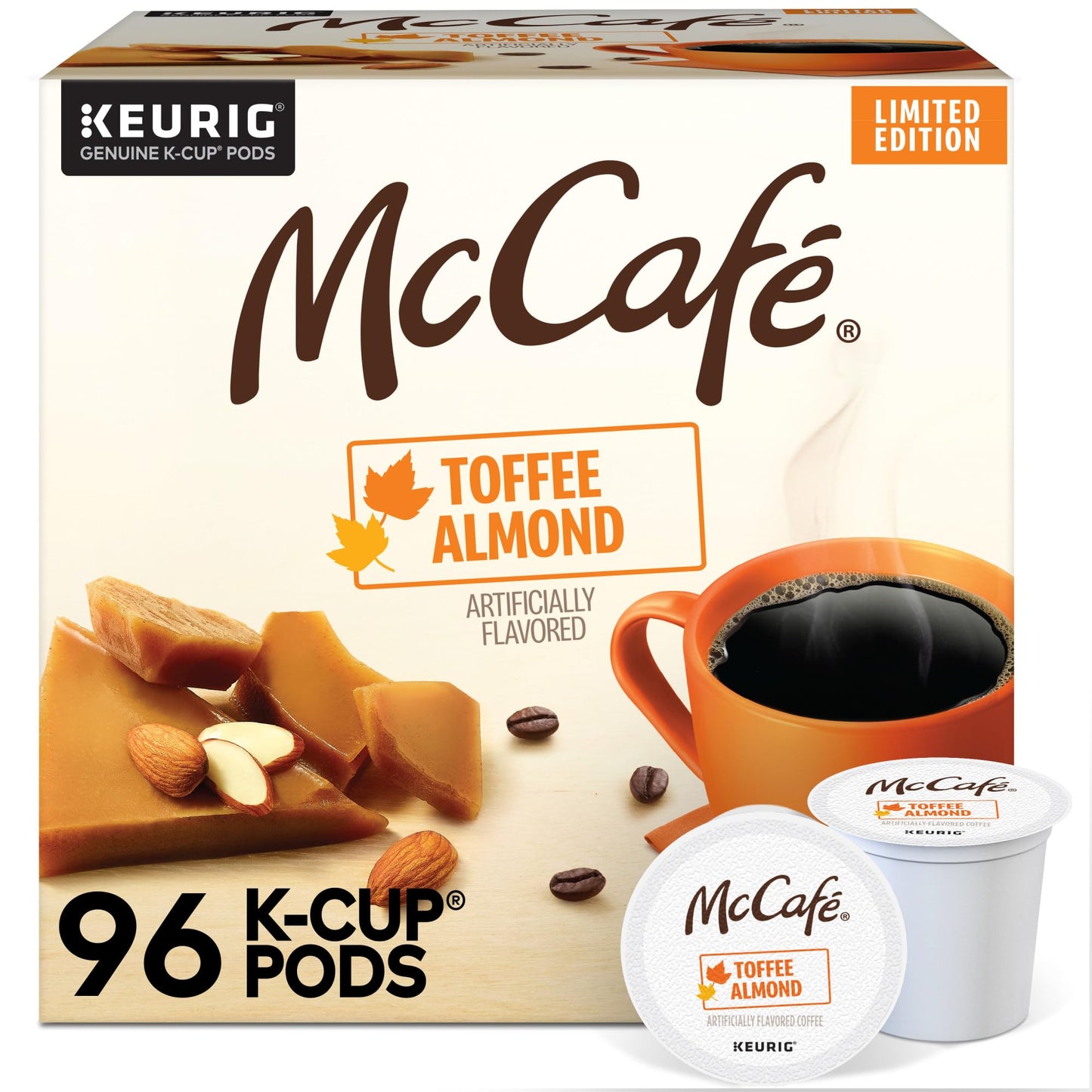 McCafe Premium Roast Coffee, Keurig Single Serve K-Cup Pods, Medium Roast, 24 Count (Pack of 4)