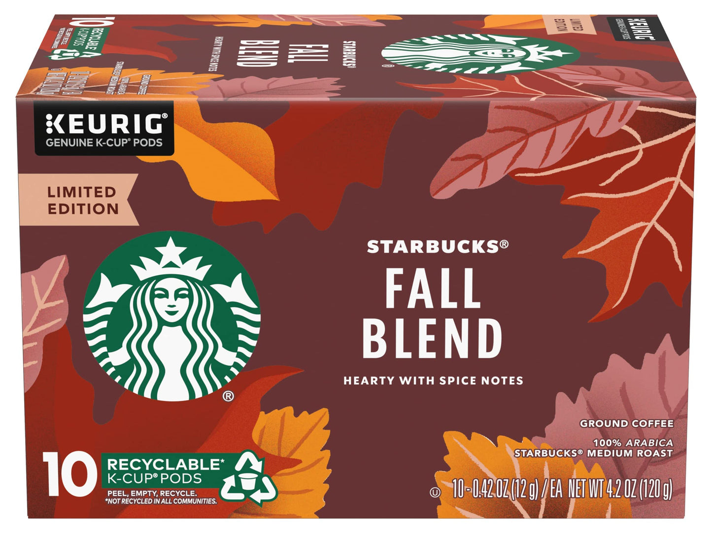 Starbucks K-Cup Coffee Pods—Medium Roast Coffee—Pike Place Roast for Keurig Brewers—100% Arabica—4 boxes (96 pods total)