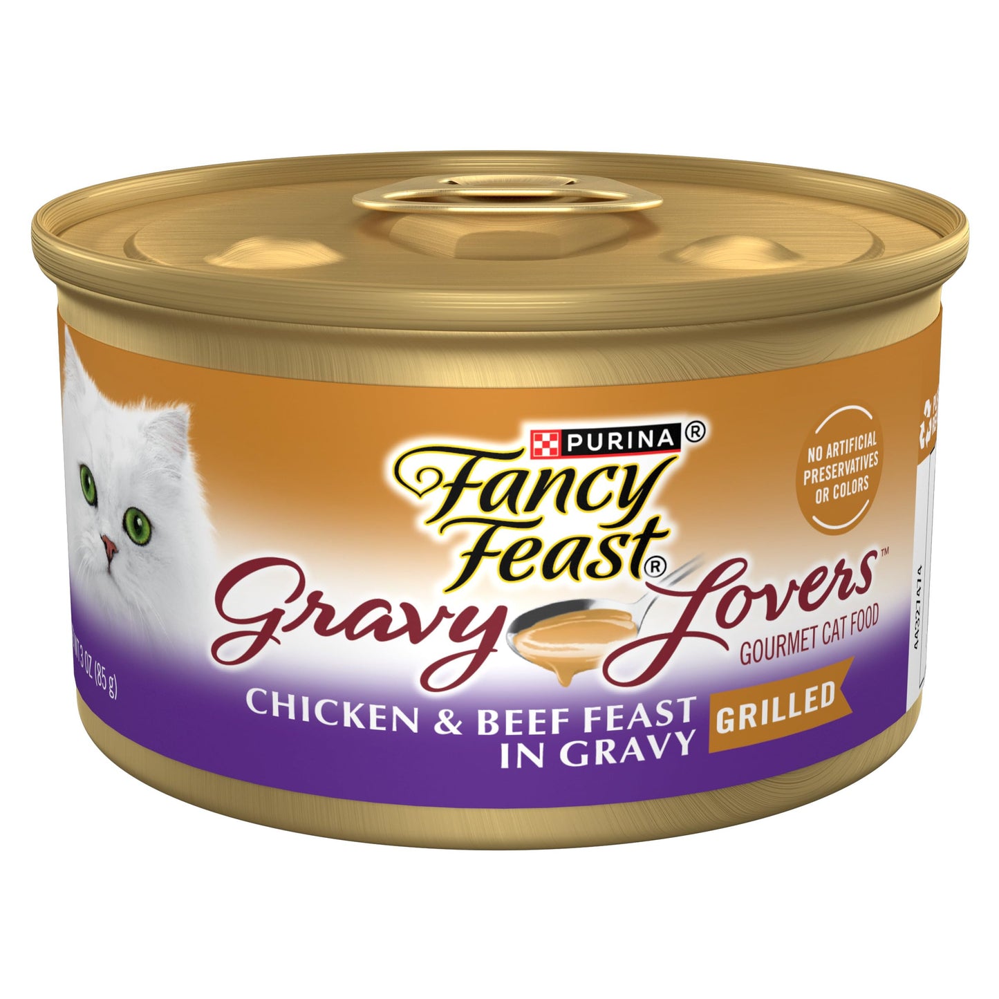 Purina Fancy Feast Gravy Lovers Poultry and Beef Gourmet Wet Cat Food Variety Pack - (Pack of 24) 3 oz. Cans