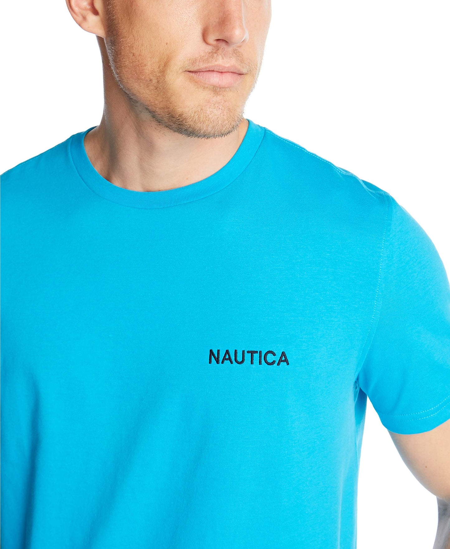 Nautica Men's Short Sleeve Solid Crew Neck T-Shirt