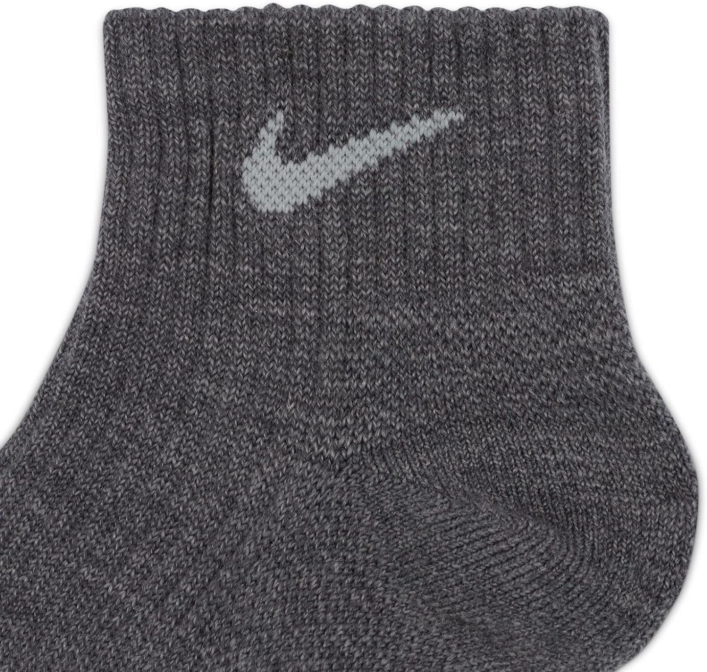 Nike EVERYDAY 2 PACK ANKLE CUSHIONED WOOL BLEND SOCKS YTH 5Y - 7Y WOMEN 6-10 MEN 6-8