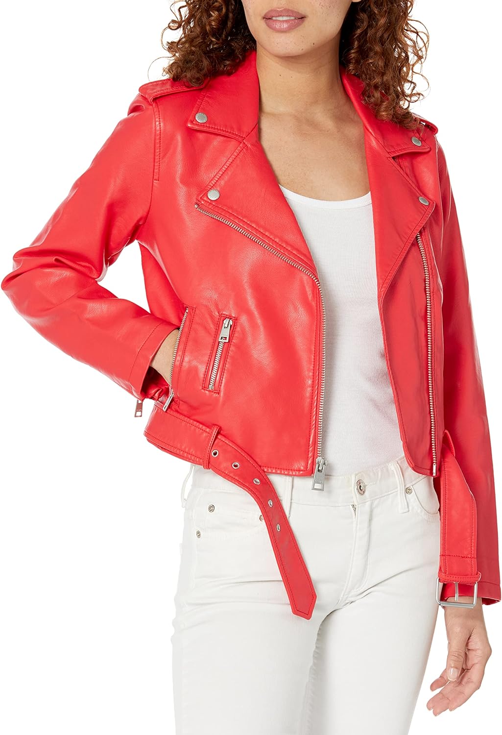 Levi's Women's Belted Faux Leather Moto Jacket (Regular & Plus Size)