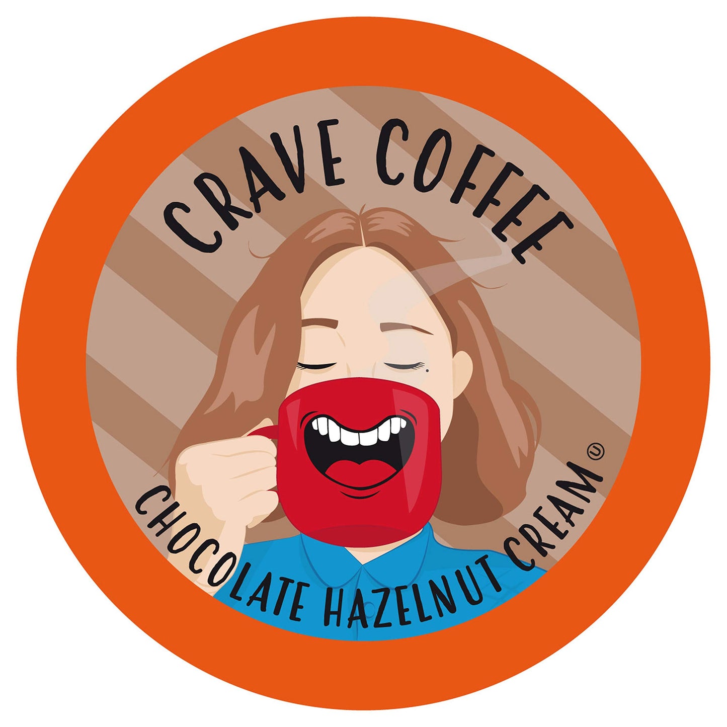 Crave Beverages Flavored Coffee Pods Sampler, Compatible with 2.0 K-Cup Brewers, Assorted Variety Pack, 100 Count