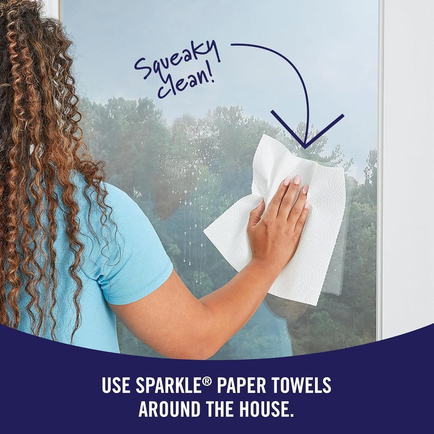 Sparkle® Pick-A-Size® Paper Towels, 6 Double Rolls = 12 Regular Rolls