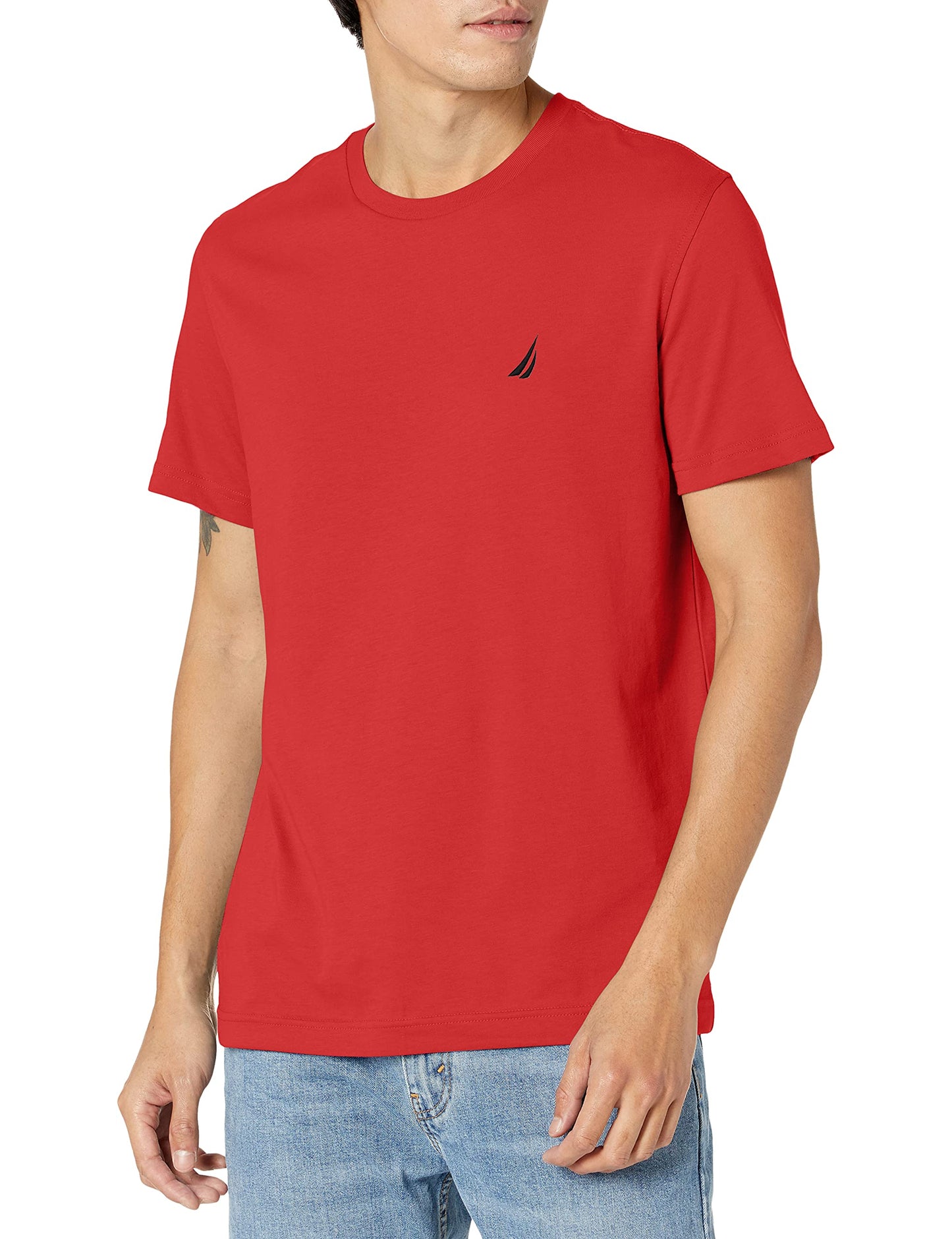 Nautica Men's Short Sleeve Solid Crew Neck T-Shirt