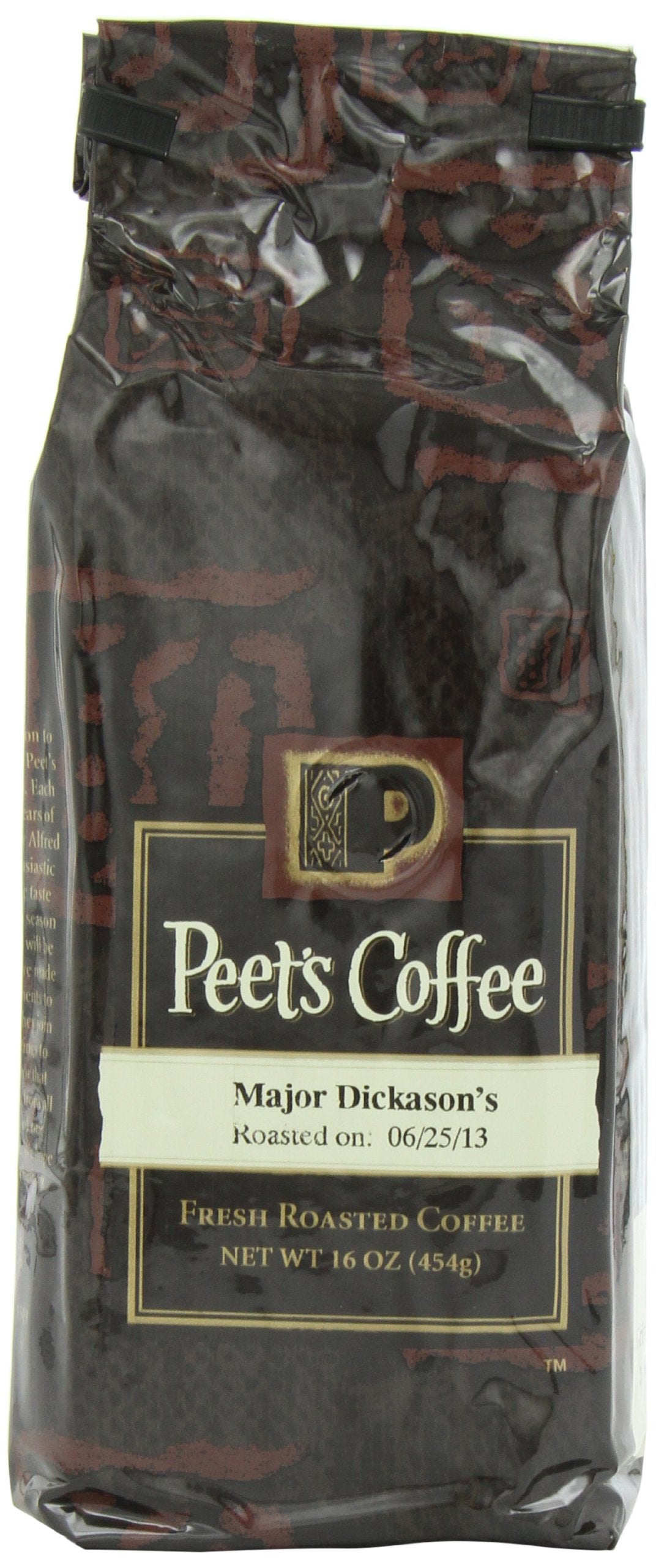 Peet's Coffee, Dark Roast Ground Coffee - Major Dickason's Blend 18 Ounce Bag