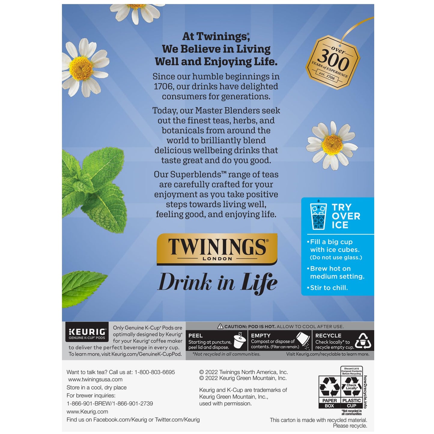 Twinings English Breakfast Tea K-Cup Pods for Keurig, Caffeinated, Smooth, Flavourful, Robust Black Tea, 24 Count (Pack of 1), Enjoy Hot or Iced