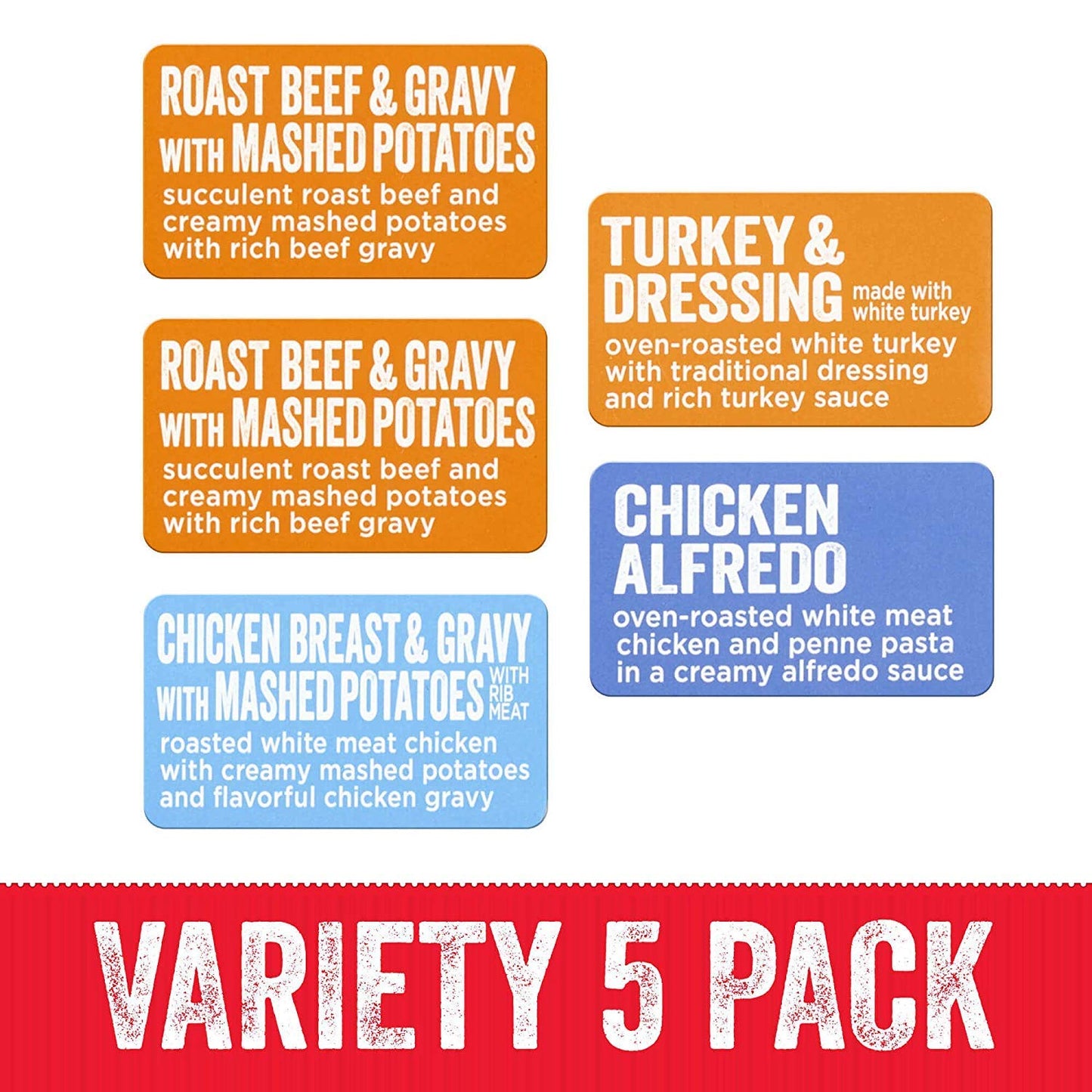 HORMEL COMPLEATS Protein Variety Pack Microwave Trays (Pack of 5)