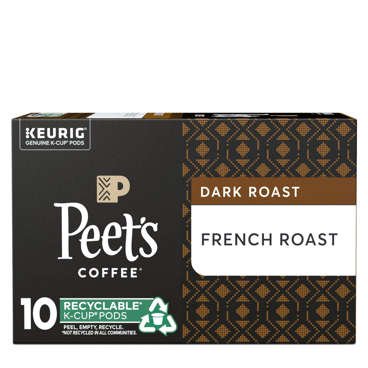 Peet's Coffee, Dark Roast K-Cup Pods for Keurig Brewers - Major Dickason's Blend 75 Count (1 Box of 75 K-Cup Pods)