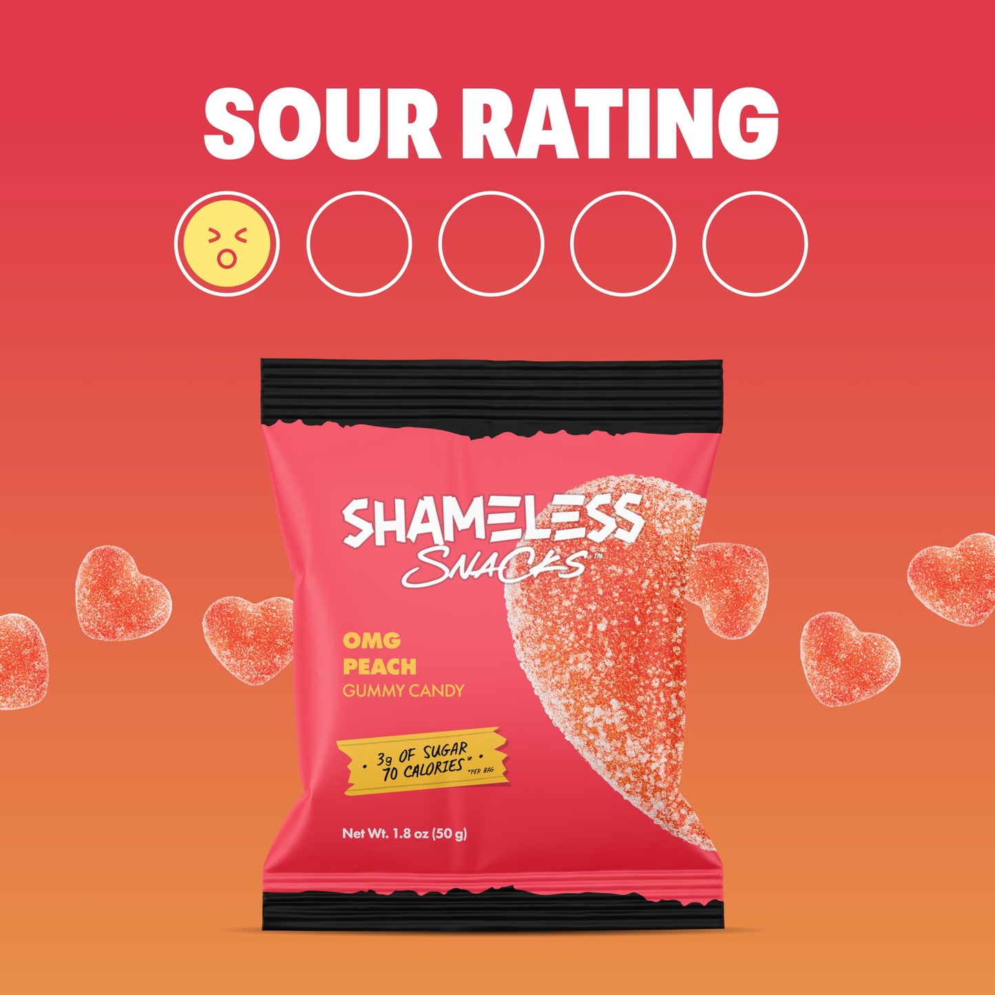 Shameless Snacks - Healthy Low Calorie Snacks, Low Carb Keto Gummies (Gluten Free Candy) - 6 Pack Super Variety Pack