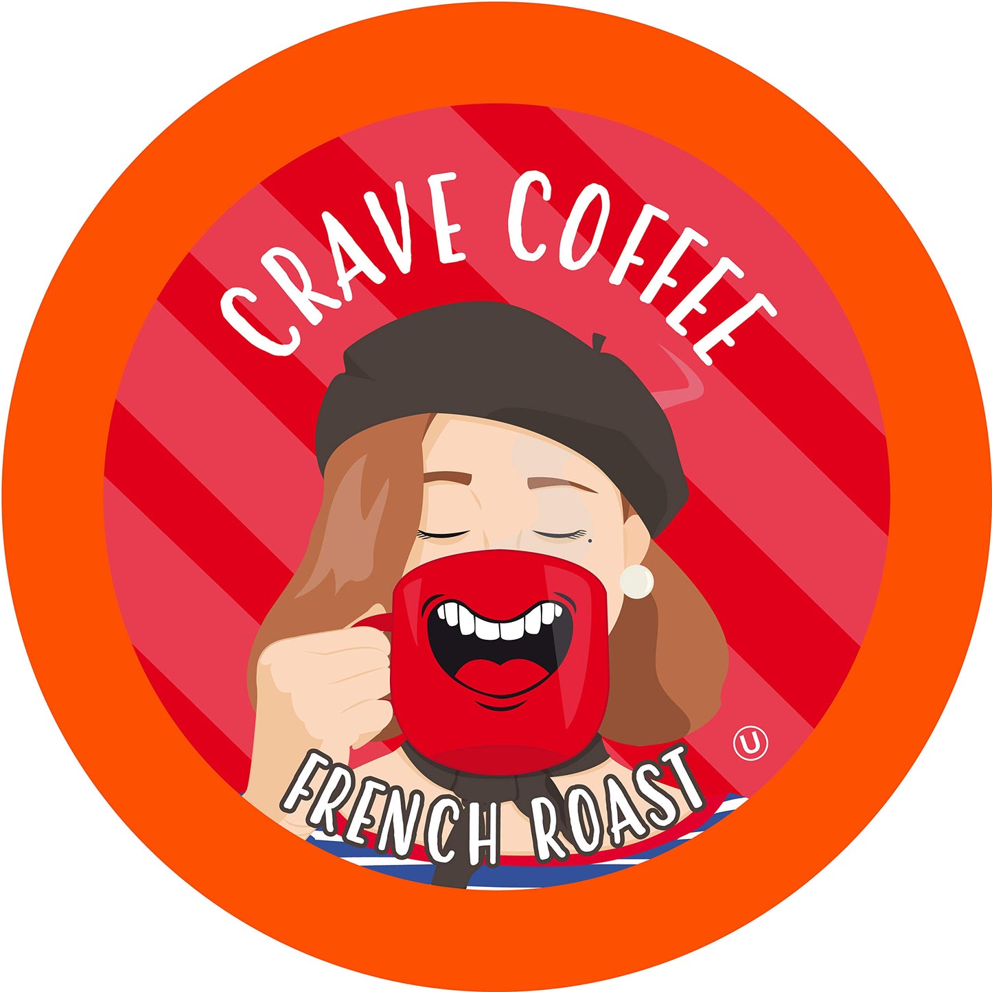 Crave Beverages Flavored Coffee Pods Sampler, Compatible with 2.0 K-Cup Brewers, Assorted Variety Pack, 100 Count