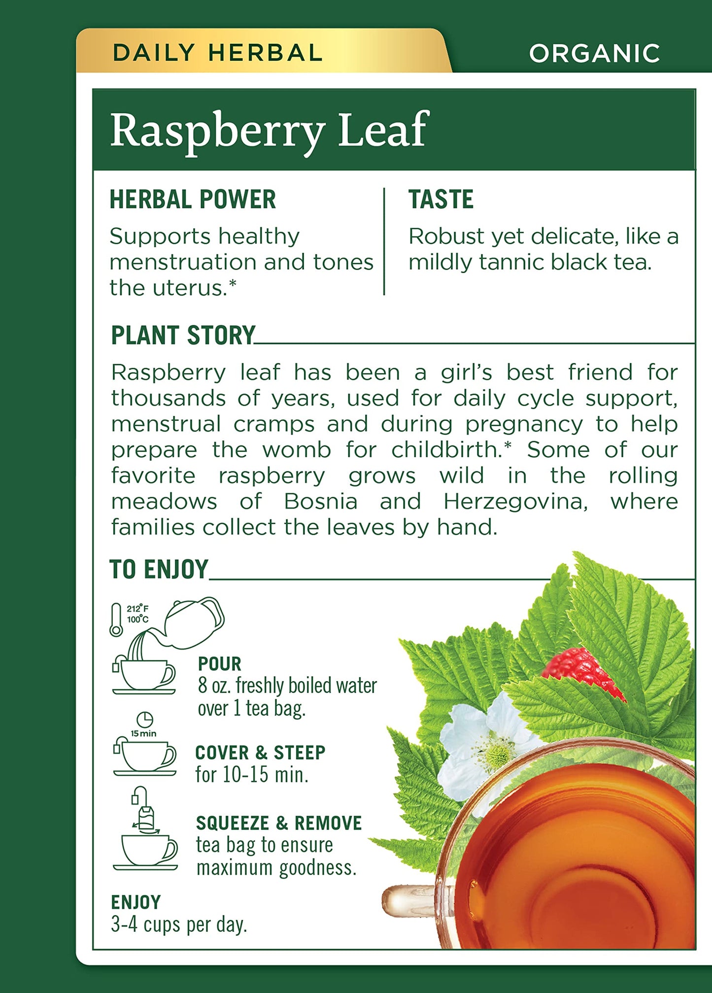 Traditional Medicinals Tea, Organic Lemon Balm, Calms Nerves & Supports Digestion, 16 Tea Bags