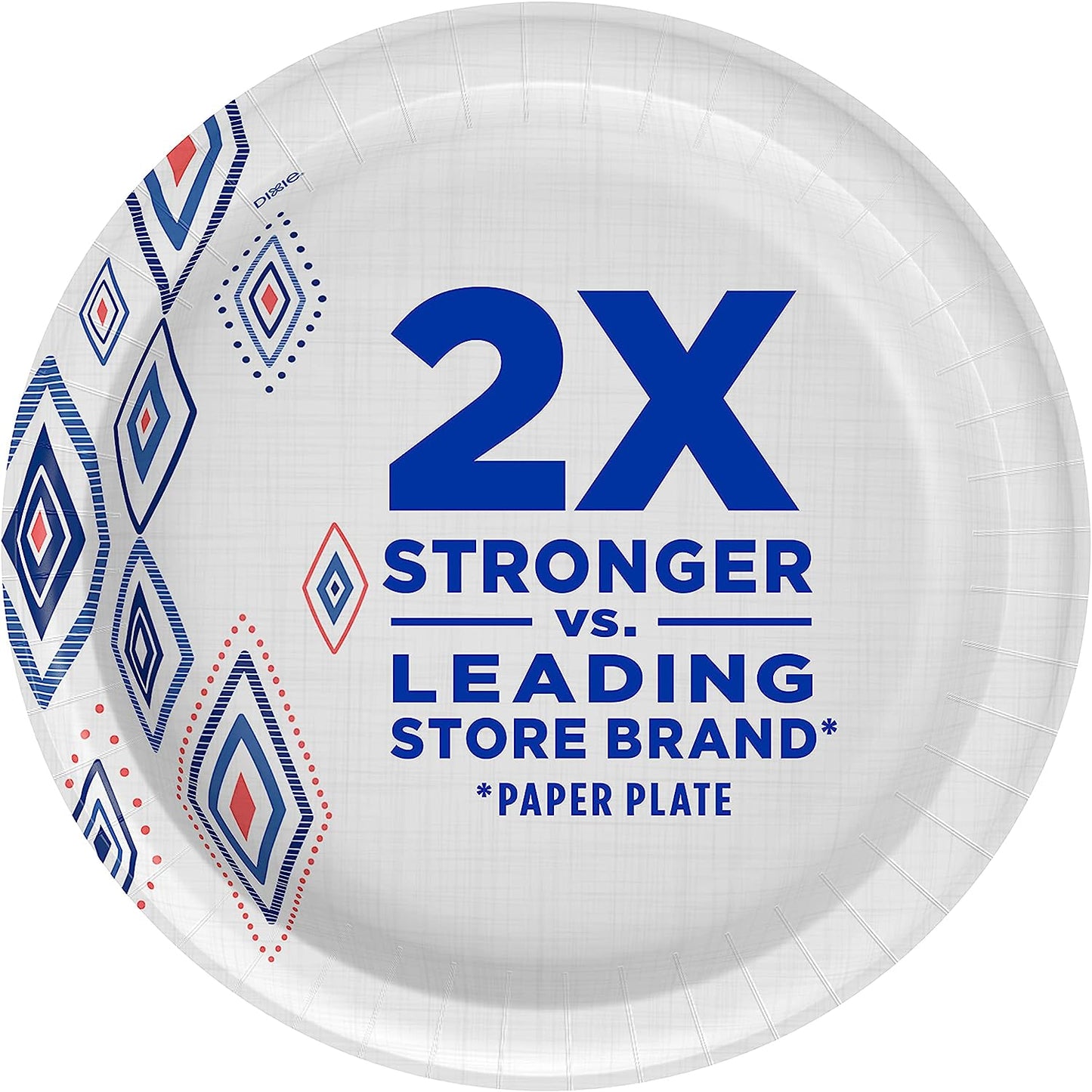 Dixie Large Paper Plates, 10 Inch, 204 Count, 2X Stronger*, Microwave-Safe, Soak-Proof, Cut Resistant, Disposable Plates For Everyday Breakfast, Lunch, & Dinner Meals