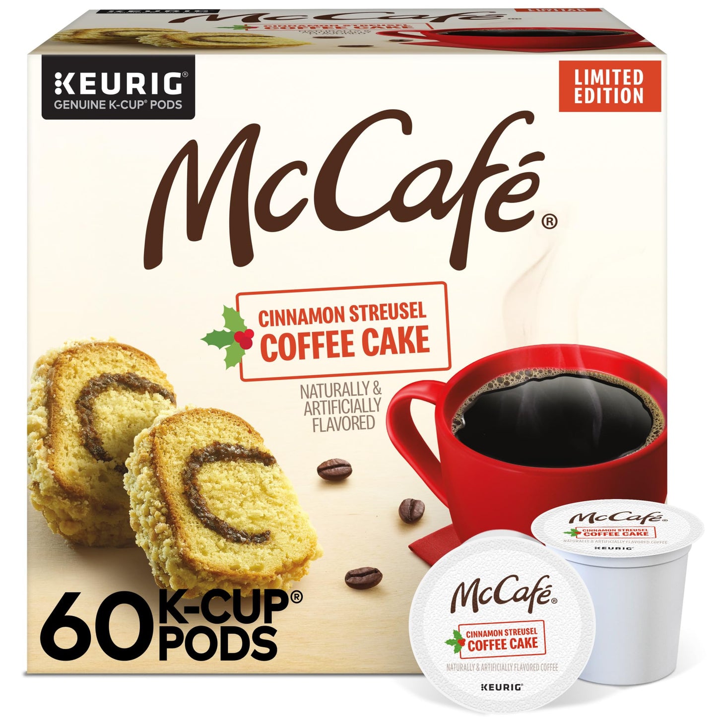 McCafe Premium Roast Coffee, Keurig Single Serve K-Cup Pods, Medium Roast, 24 Count (Pack of 4)