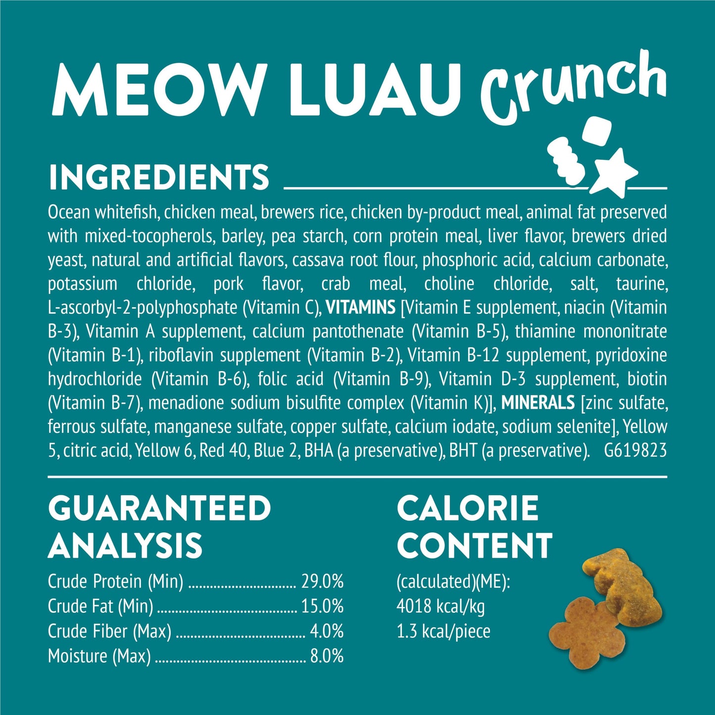 Purina Friskies Natural Cat Treats Party Mix Natural Yums With Real Salmon and Added Vitamins, Minerals and Nutrients - 20 oz. Canister