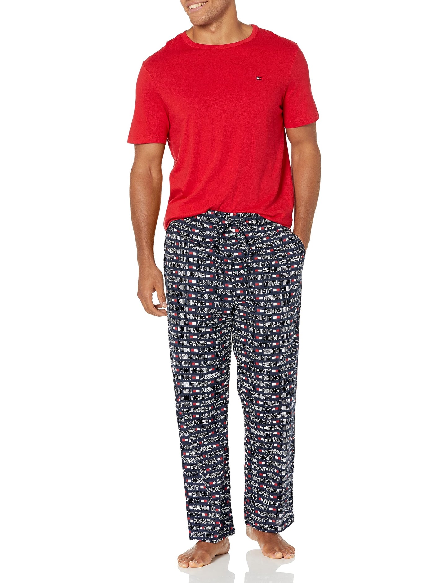 Tommy Hilfiger Poplin Sleep Set Mens