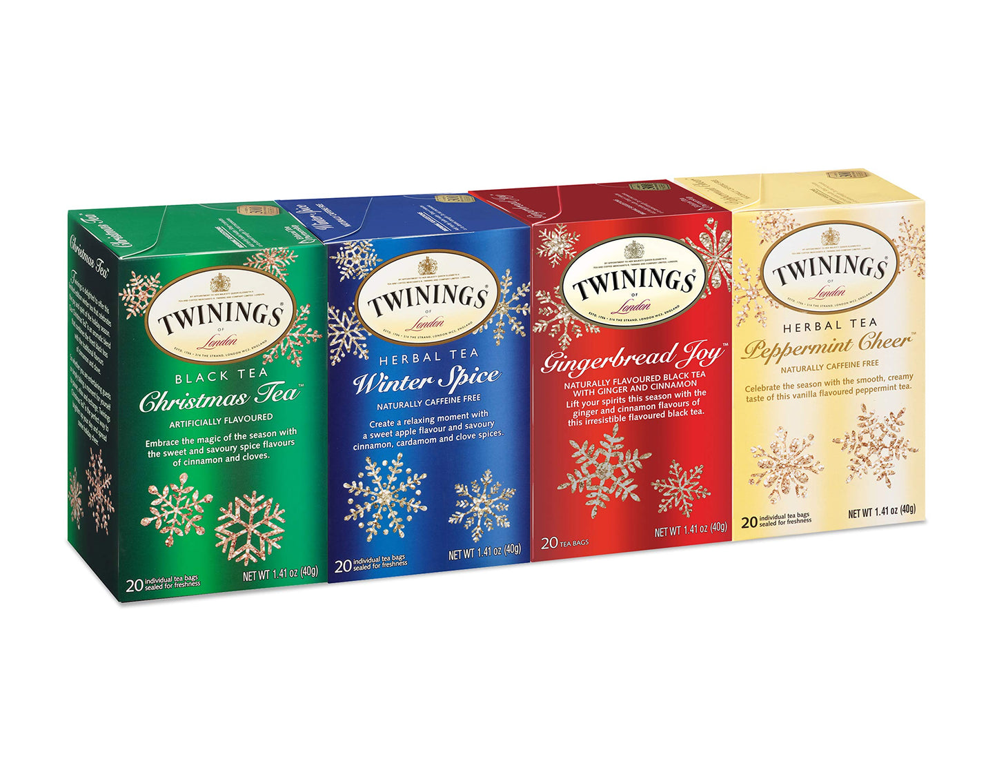 Twinings Decaffeinated English Breakfast Individually Wrapped Black Tea Bags, 20 Count Pack of 6, Flavourful & Robust