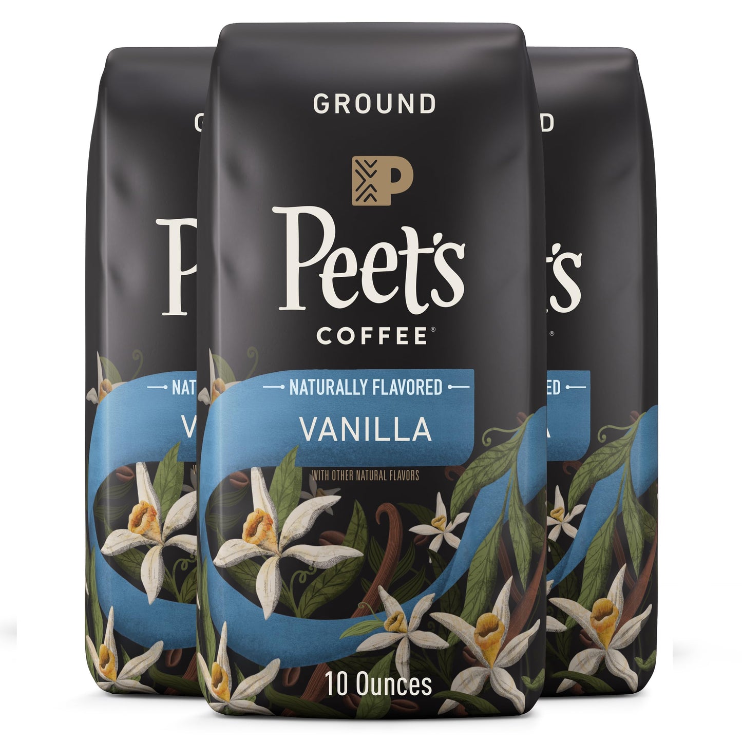 Peet's Coffee, Dark Roast Ground Coffee - Major Dickason's Blend 18 Ounce Bag