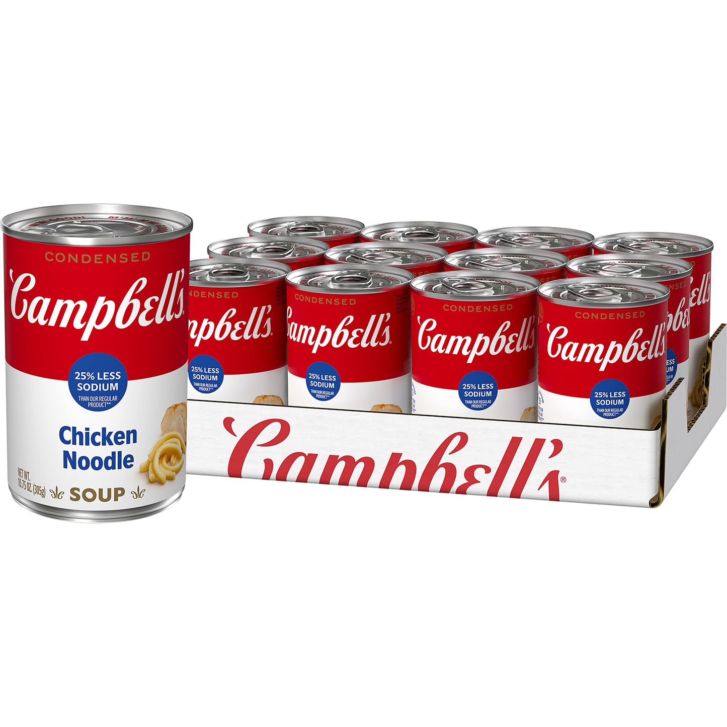 Campbell's Condensed Chicken Noodle Soup, 10.75 Ounce Can (Pack of 4)