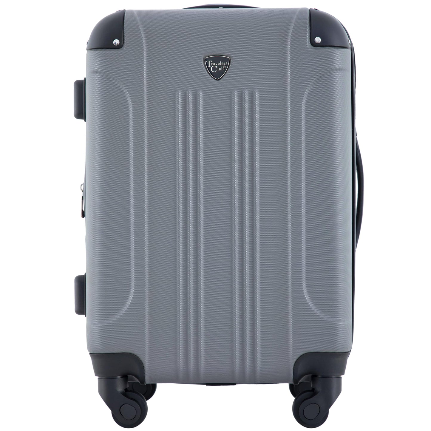 Travelers Club Chicago Hardside Expandable Spinner Luggages, Black, 20" Carry-On