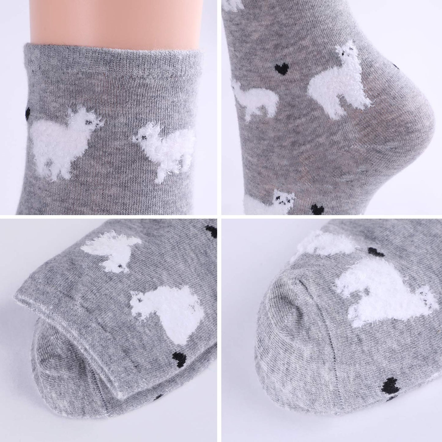 Jeasona Women's Cat Socks Cat Gifts Cute Animal Socks Dog Owl Gifts for Women