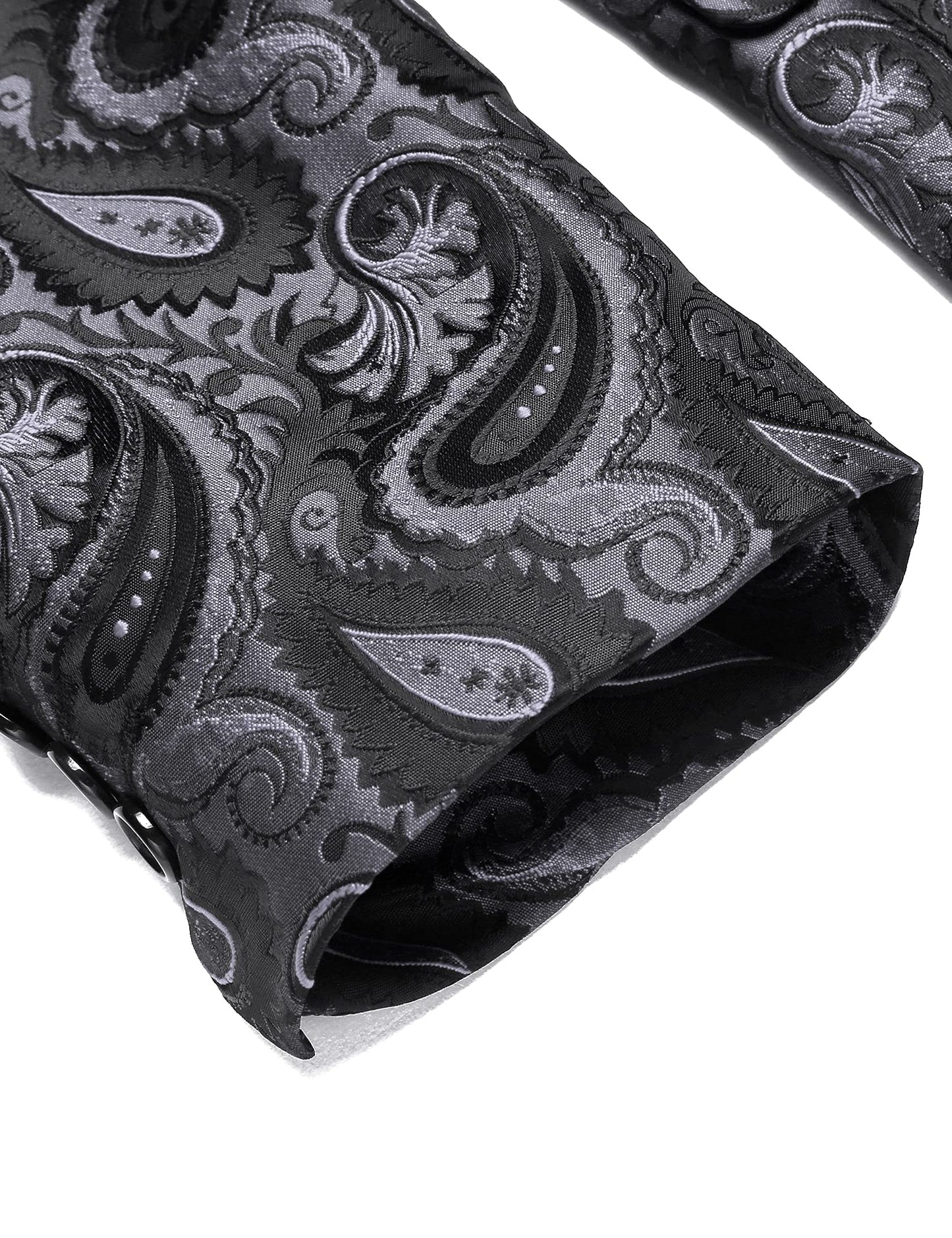 COOFANDY Mens Floral Tuxedo Jacket Paisley Shawl Lapel Suit Blazer Jacket for Dinner,Prom,Wedding