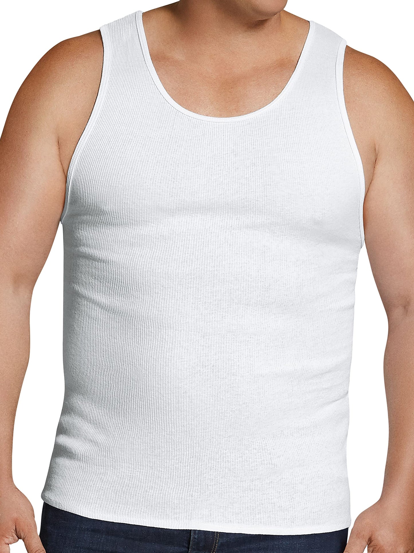 Fruit of the Loom Men's Tag-Free Tank A-Shirt