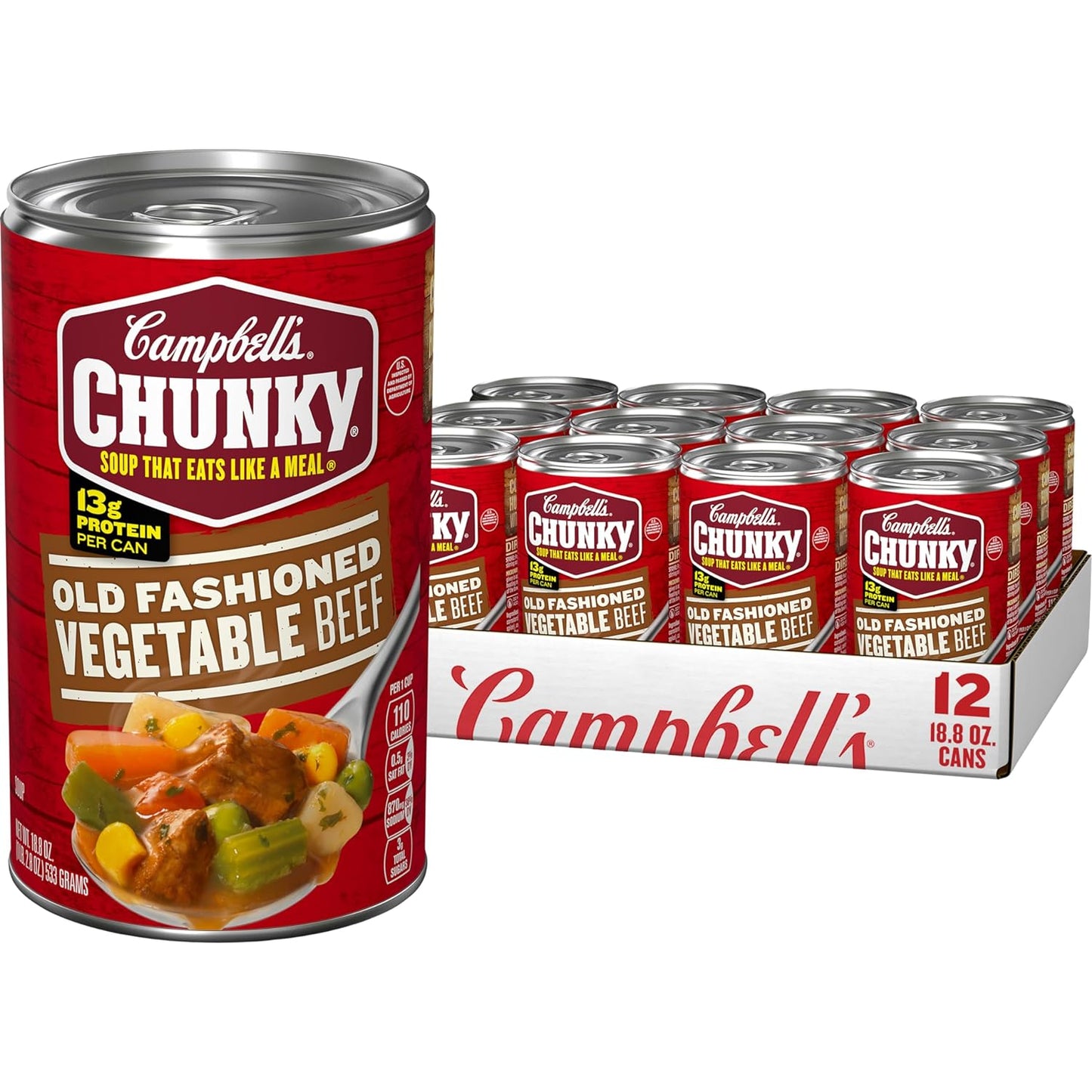 Campbell's Condensed Chicken Noodle Soup, 10.75 Ounce Can (Pack of 4)