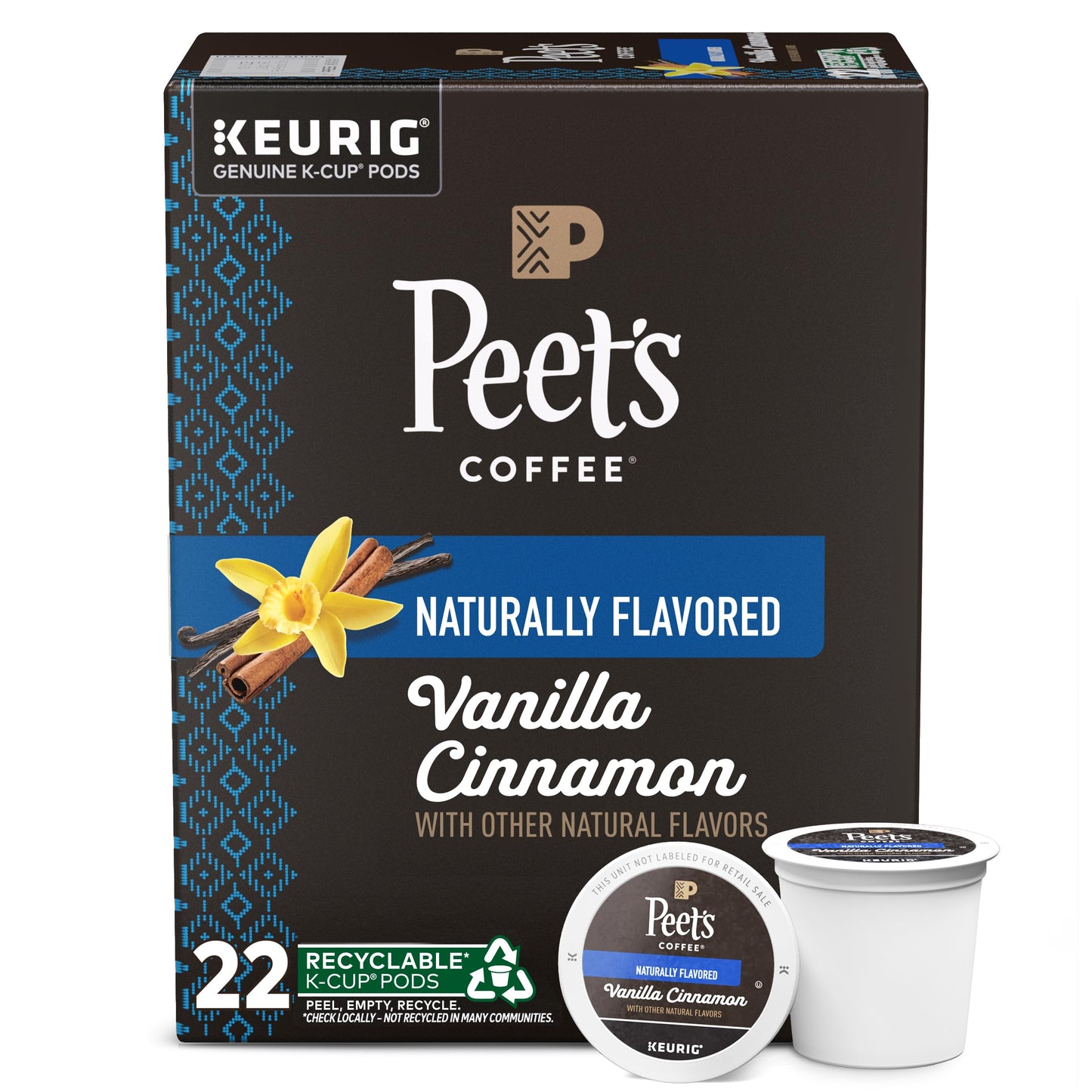 Peet's Coffee, Dark Roast K-Cup Pods for Keurig Brewers - Major Dickason's Blend 75 Count (1 Box of 75 K-Cup Pods)