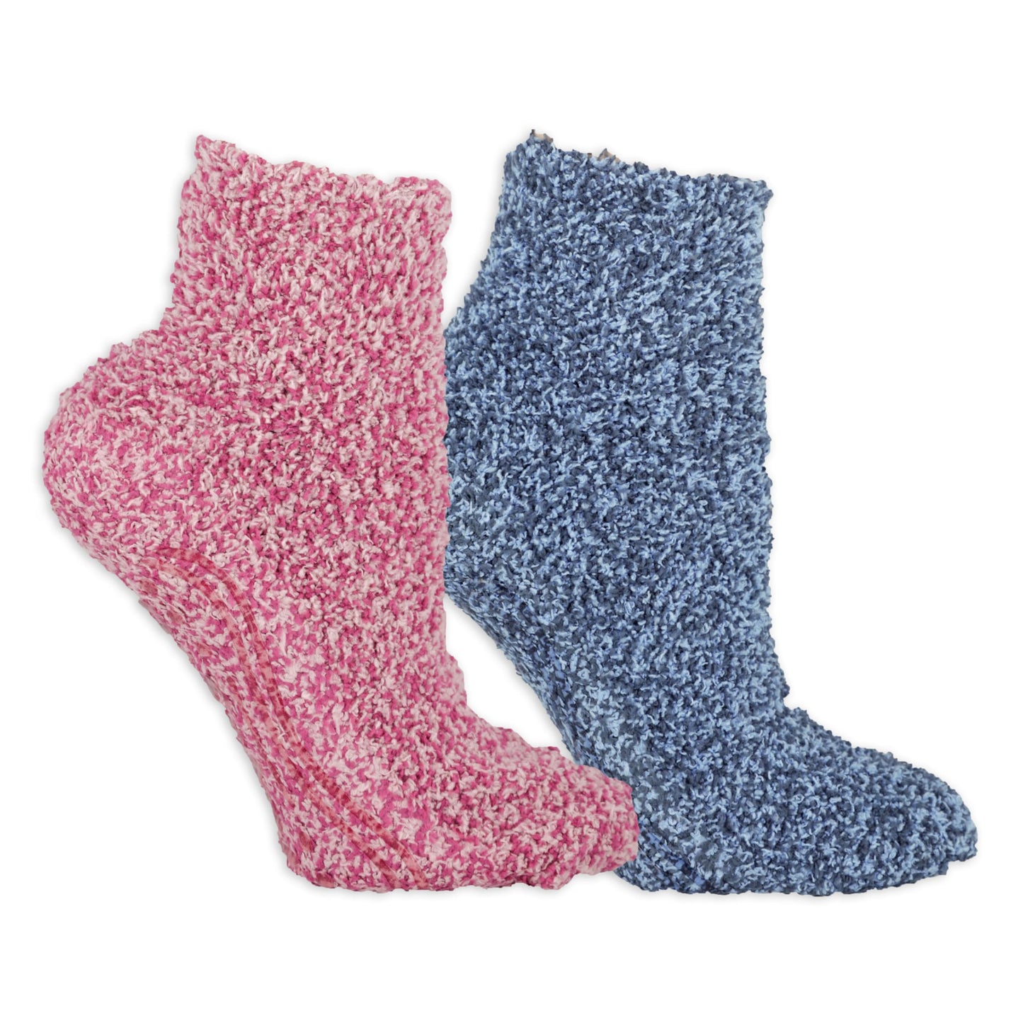 Dr. Scholl’s Women’s Fuzzy Spa Socks - Cozy Low Cut 2 & 3 Pairs - Lavender & Vitamin E Infused