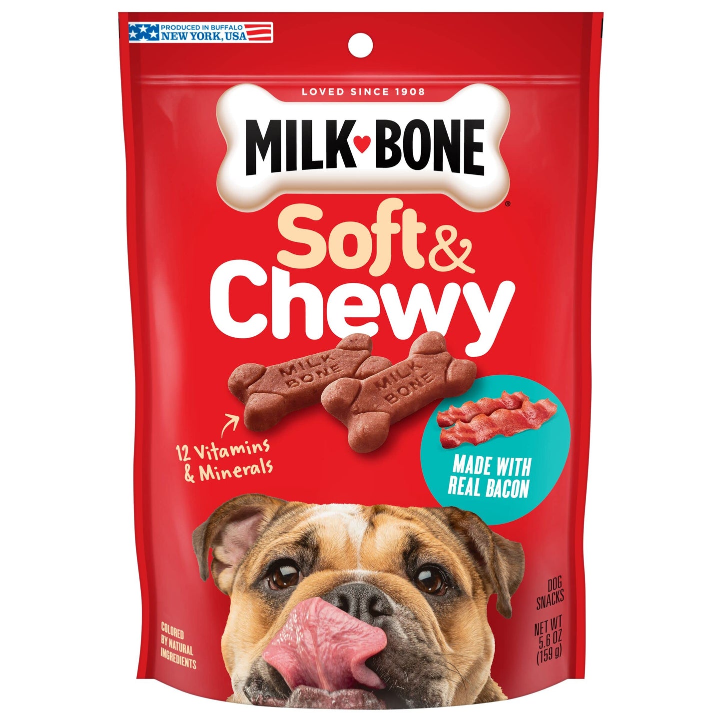 Milk-Bone Soft & Chewy Dog Treats, Beef & Filet Mignon Recipe, 25 Ounce