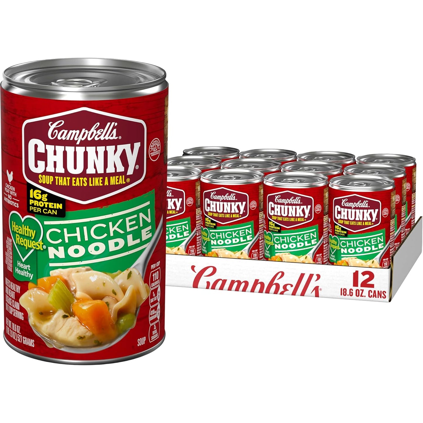 Campbell's Condensed Chicken Noodle Soup, 10.75 Ounce Can (Pack of 4)