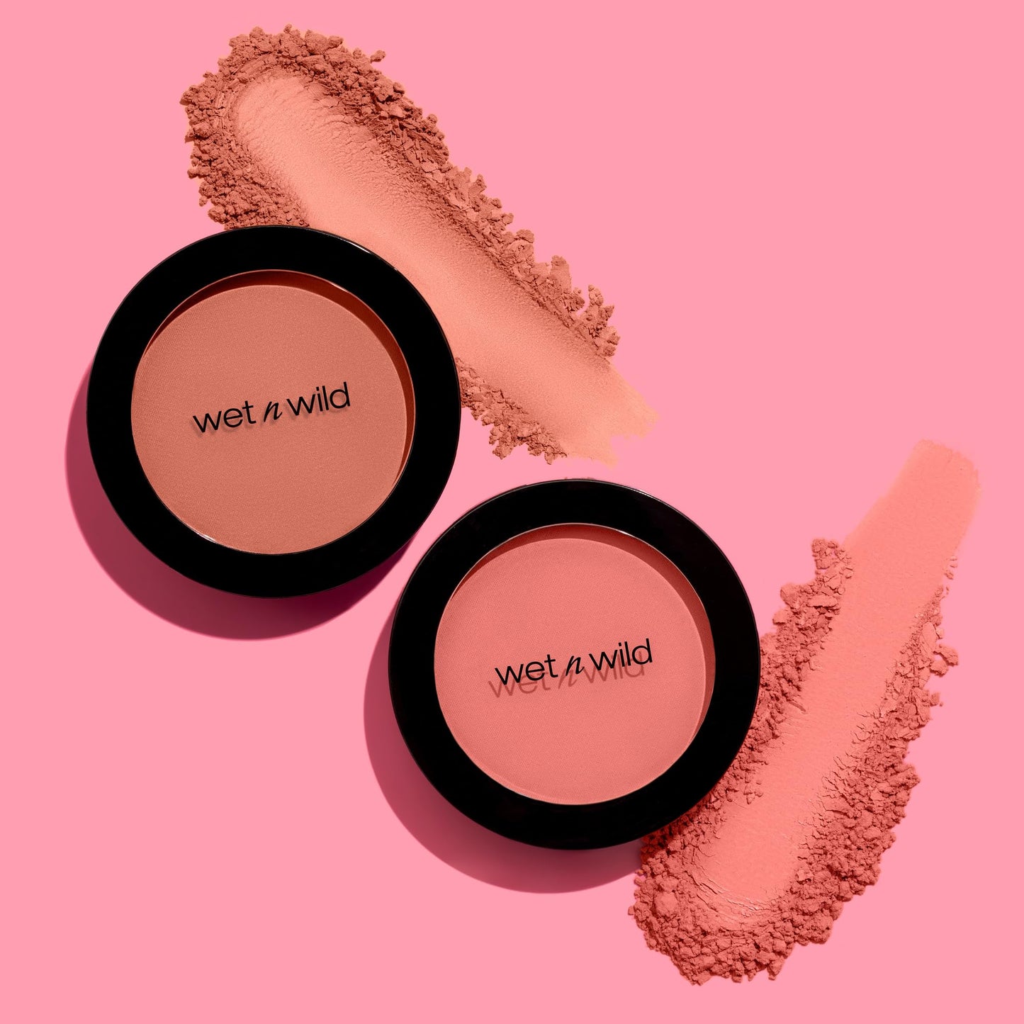 wet n wild Color Icon Blush, Effortless Glow & Seamless Blend infused with Luxuriously Smooth Jojoba Oil, Sheer Finish with a Matte Natural Glow, Cruelty-Free & Vegan - Pinch Me Pink