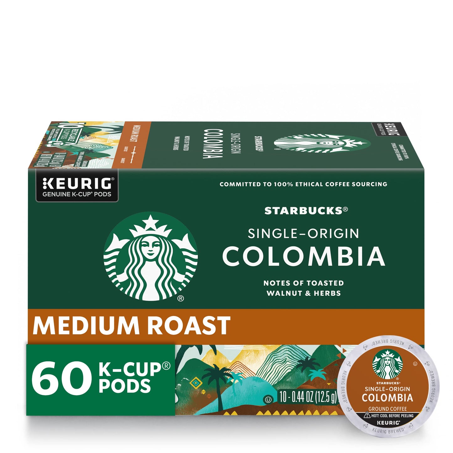 Starbucks K-Cup Coffee Pods—Medium Roast Coffee—Pike Place Roast for Keurig Brewers—100% Arabica—4 boxes (96 pods total)