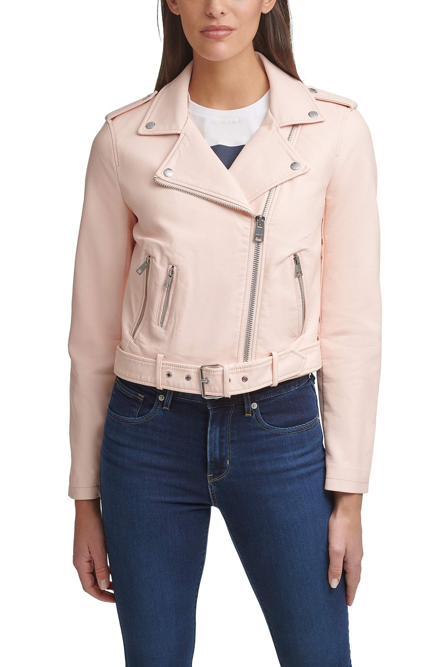 Levi's Women's Belted Faux Leather Moto Jacket (Regular & Plus Size)