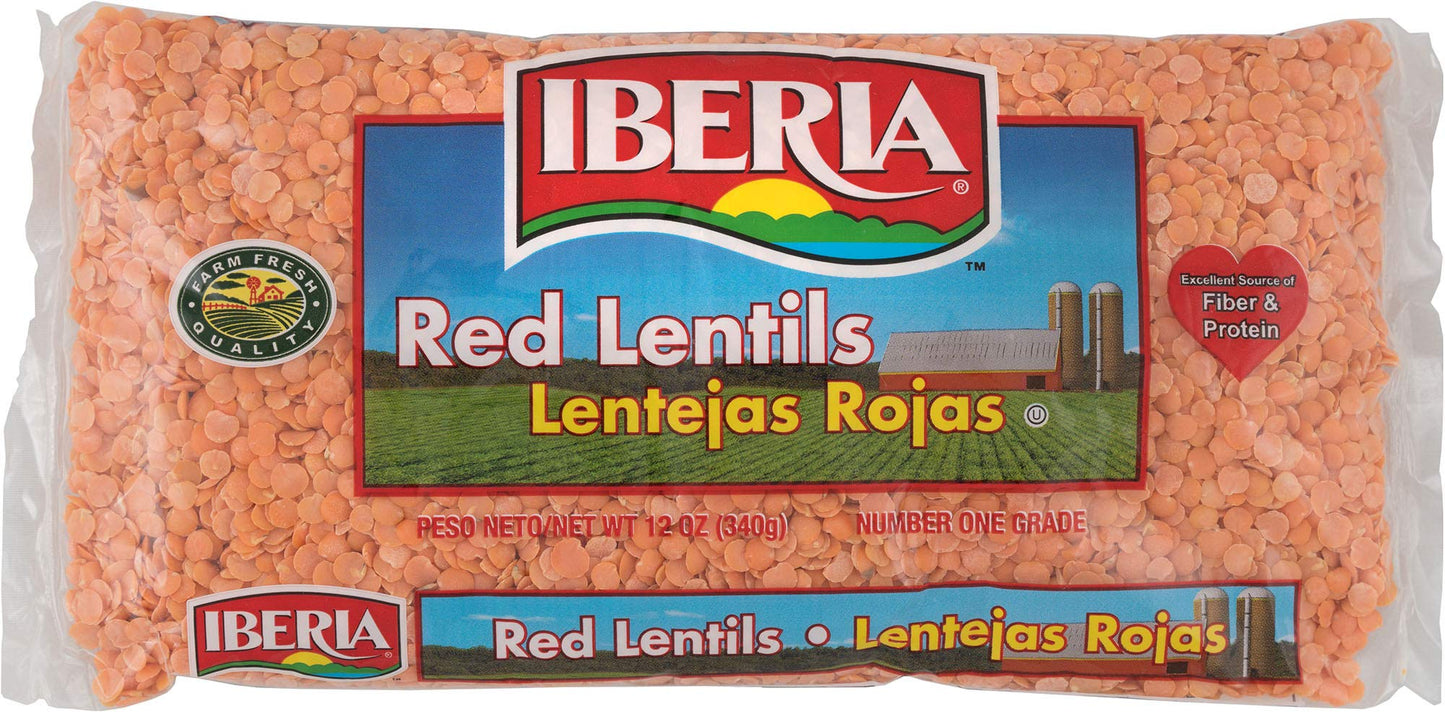 Iberia Dry Lentils, 12 Oz