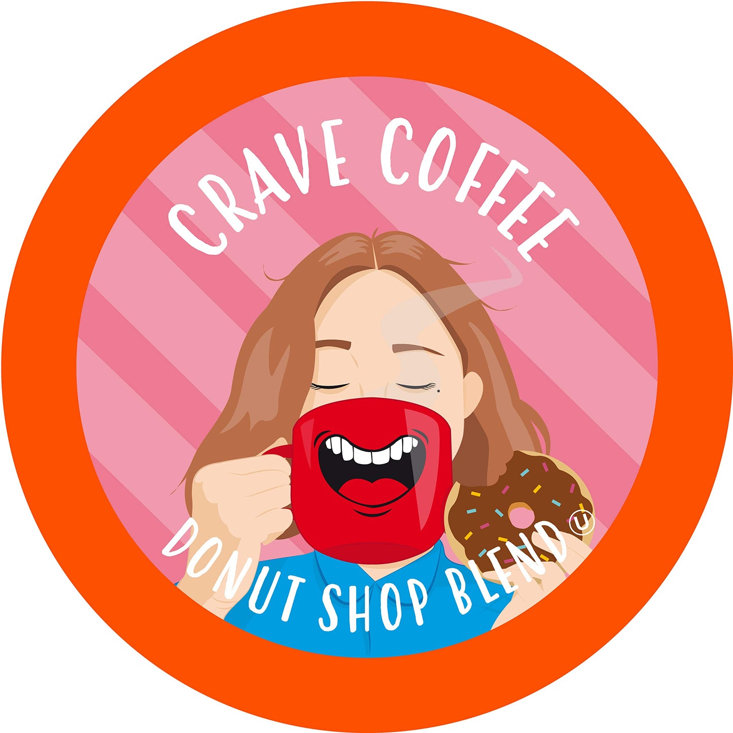 Crave Beverages Flavored Coffee Pods Sampler, Compatible with 2.0 K-Cup Brewers, Assorted Variety Pack, 100 Count