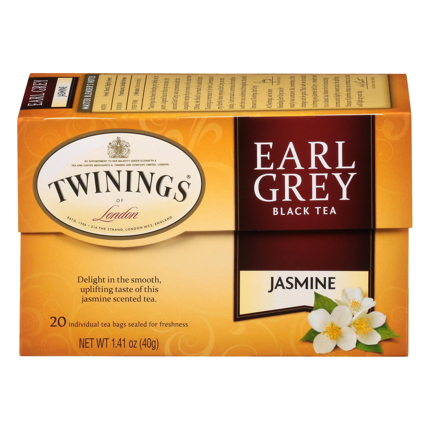 Twinings Decaffeinated English Breakfast Individually Wrapped Black Tea Bags, 20 Count Pack of 6, Flavourful & Robust