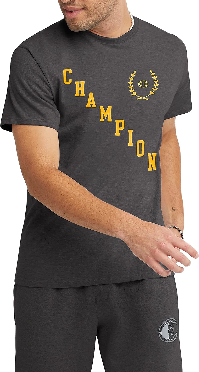 Champion Men's T-shirt, Classic Tee for Men, Men's T-shirt, Men's Tee (Reg. Or Big & Tall)