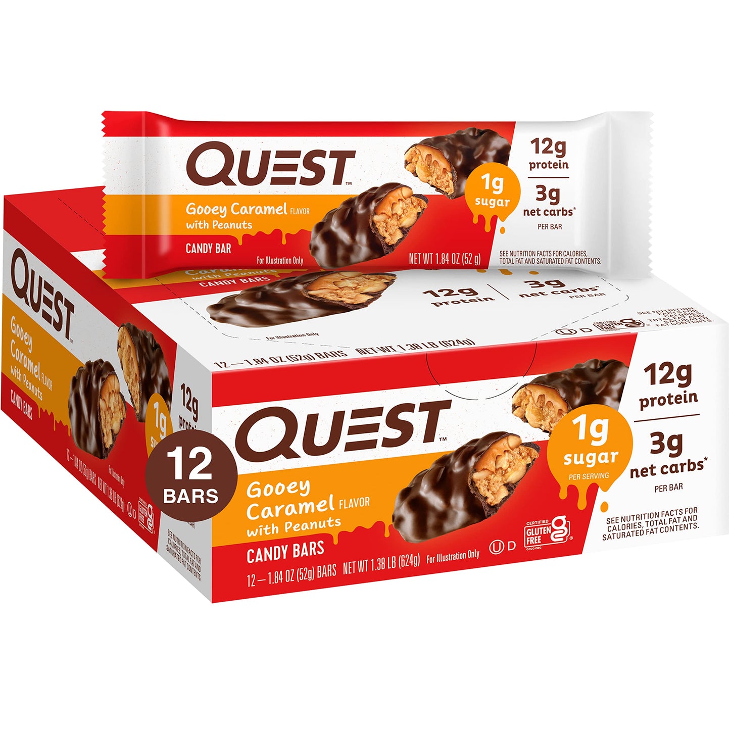 Quest Nutrition Ultimate Variety Pack Protein Bars, High Protein, Low Carb, Gluten Free, Keto Friendly, 12 Count