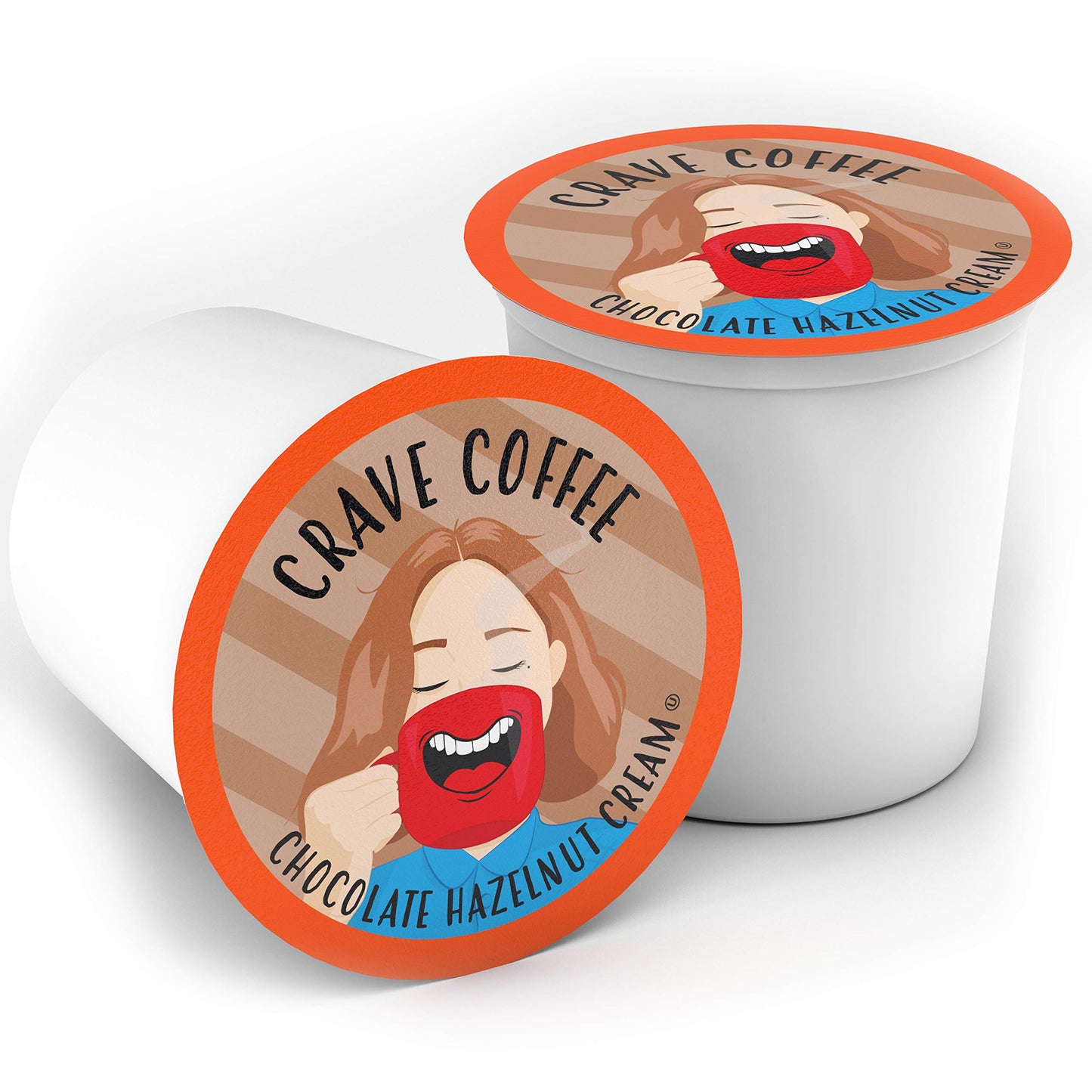 Crave Beverages Flavored Coffee Pods Sampler, Compatible with 2.0 K-Cup Brewers, Assorted Variety Pack, 100 Count